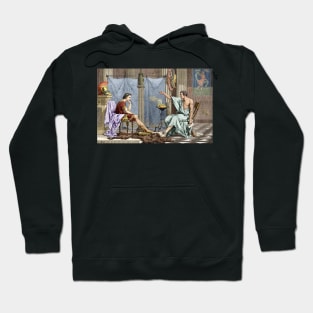 Alexander of Macedon and Aristotle (H400/0211) Hoodie